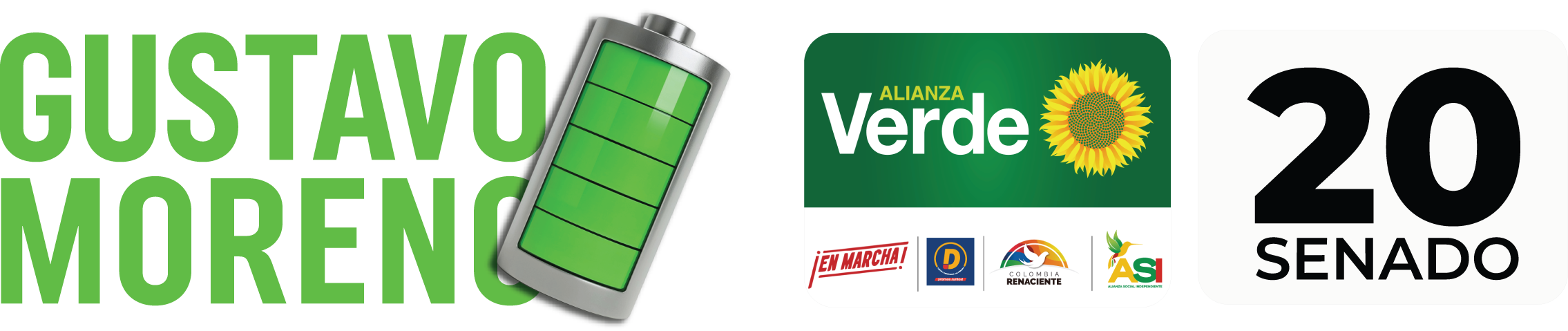 Gustavo Moreno · Alianza Verde · #20 Senado
